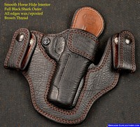 Full Shark Skin Hide 1911 Gun Holsters for a Kimber 4" 1911 Pistol